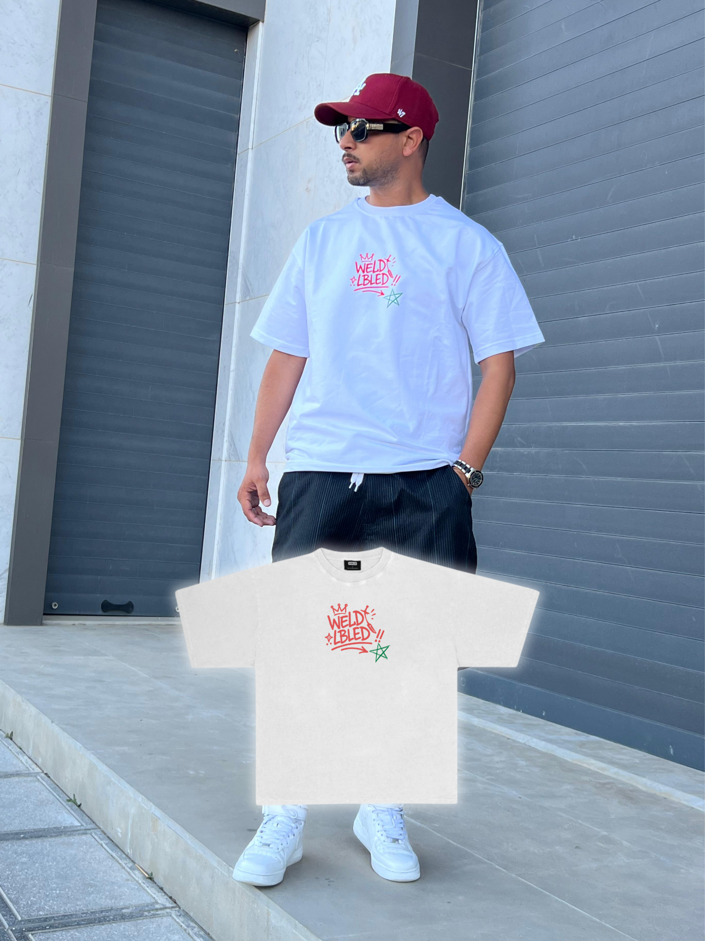 T-shirt Weld Lbled Brand oversize 100% coton, haute qualité , free shipping