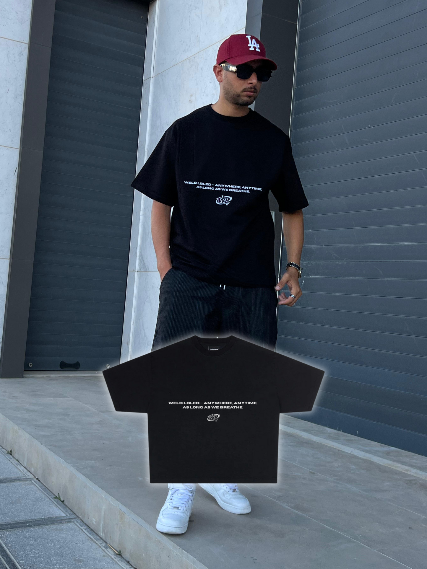 T-shirt Weld Lbled Brand oversize 100% coton, haute qualité , free shipping