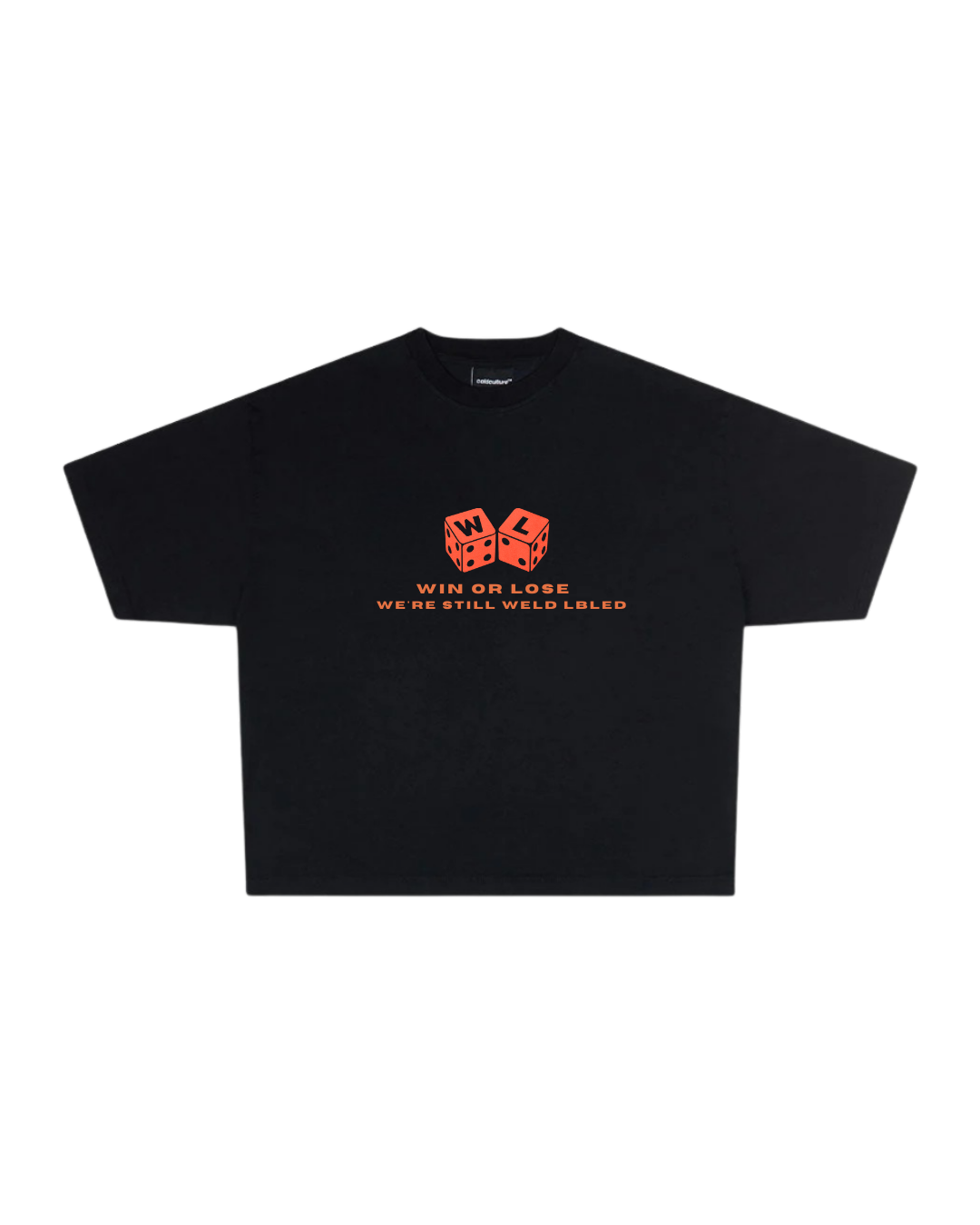 t shirt oversized - win or lose