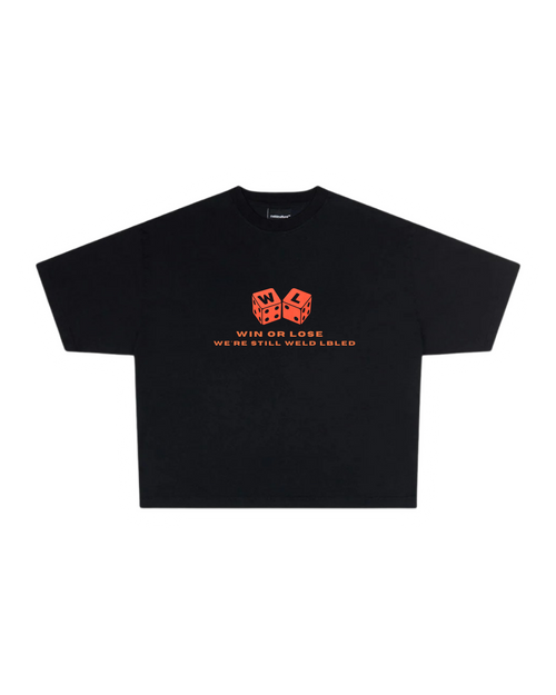 t shirt oversized - win or lose
